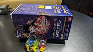 ASMR - Opening One Piece Romance Dawn Booster Packs - Eating Jolly Ranchers