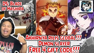 AKHHIRNYA YANG DI TUNGGU2 RILIS JUGA GLOBAL ANDROID&IOS DEMON SLAYER RPG 3D ADA 4 GIFT CODE JUGA