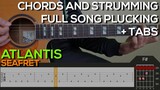 Seafret - Atlantis Guitar Tutorial [PLUCKING, CHORDS AND STRUMMING + TABS]
