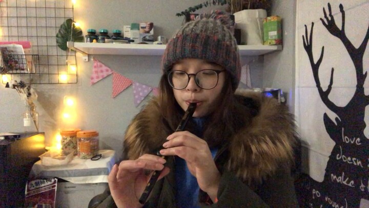 [Music]Playing <Stonefire> from World of War Craft with tin whistle