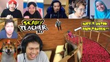 Reaksi Gamer Ngeprank Miss T Jatoh Dari Tangga, AUTO PATAH TULANG!!! | Scary Teacher 3D Indonesia