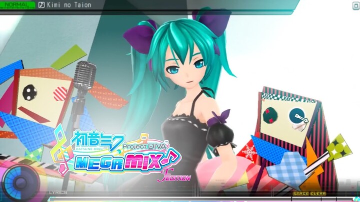 Project DIVA MegaMix F Edition「君の体温」 normal PERFECT 60fps