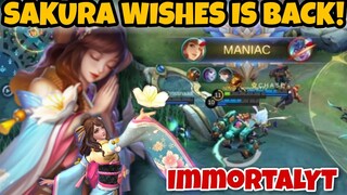 SAKURA WISHES IS BACK! - MANIAC - TUTORIAL - MOBILE LEGENDS