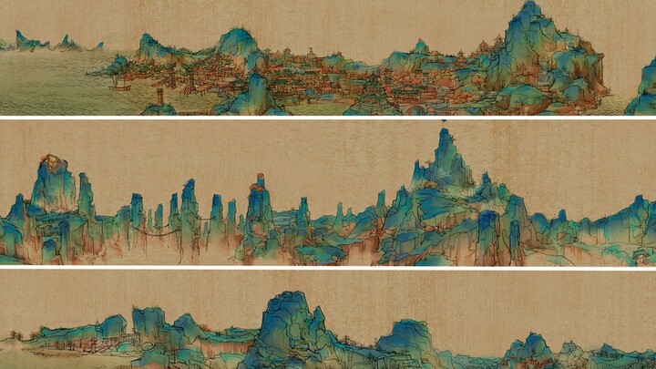 [Vẽ]Phong cảnh Ly Nguyệt trong <Genshin Impact>|<Liyue>