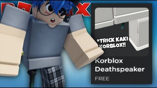 KORBLOX CUY!! TRICK CARA MEMAKAI KAKI KORBLOX TANPA HARUS MEMBELI BUNDLENYA!!