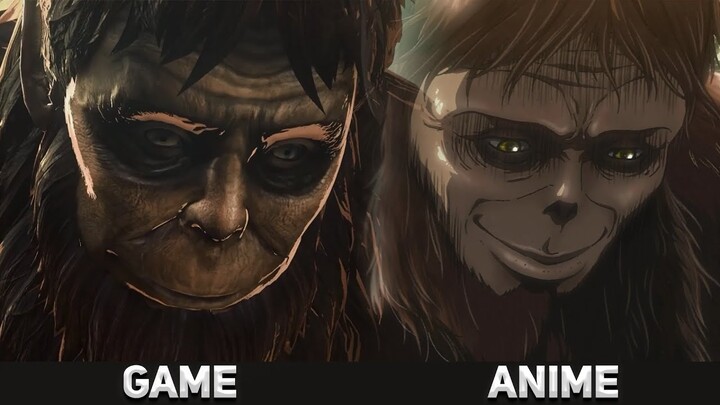 Mike Death | Anime vs Game (Attack On Titan 2022)