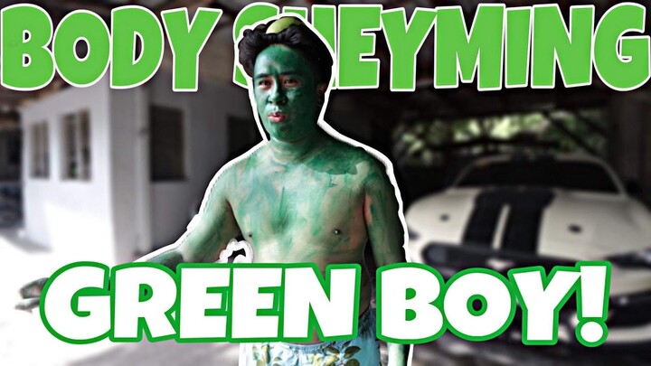 Green Boy Body Shaming