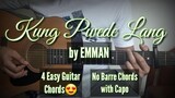 Kung Pwede Lang - Emman Guitar Chords (4 Easy Chords) (Guitar Tutorial)