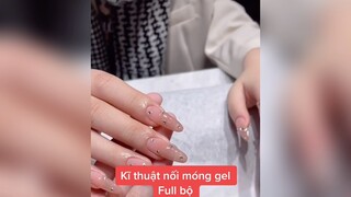 Nail Inspiration| Kỹ thuật nối móng gel full bộ