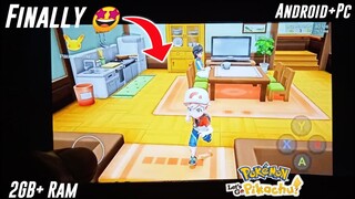 Finally Pokemon Let's Go Pikachu For Mobile Full Tutorial Explain