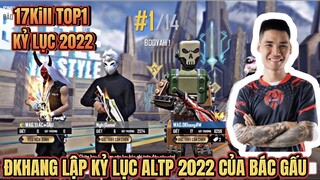 [Free Fire] ĐKHANG Người Đầu Tiên Lập Kỷ Lục AI LÀ TRIỆU PHÚ 2022 Của BÁC GẤU, 17Kill Top1, Cực Đỉnh