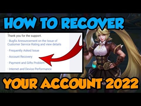 HOW TO RECOVER YOUR ACCOUNT IN MOBILE LEGENDS 2022 TUTORIAL | ENGLISH SUB