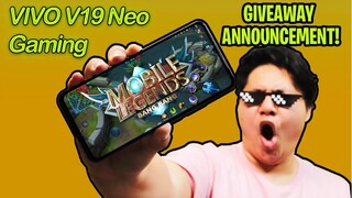 VIVO V19 NEO - DI KO AKALAING MALUPIT DIN TO SA GAMING! + GIVEAWAY ANNOUNCEMENT!