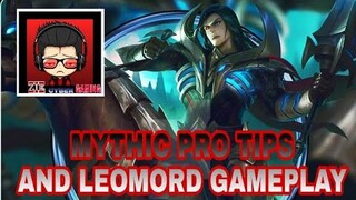 MYTHIC PRO TIPS / LEOMORD GAMEPLAY / MOBILE LEGENDS BANG BANG / Zie Cyber Gaming