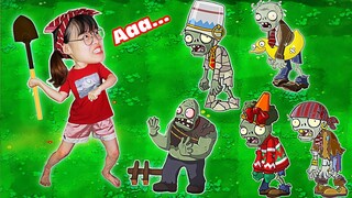 Hà Sam Tìm Cách Thoát Khỏi 500 Con ZOMBIE Ăn Thịt Khi ở Nhà Một Mình - Plants vs Zombies