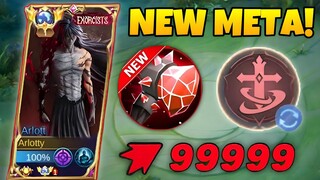 NEW SEASON NEW BUILD & EMBLEM FOR ARLOTT | MOONTON THANKYOU FOR UPDATE! -Mobile legends