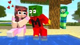 Monster School : Zombie x Squid Game TOUCHING LOVE STORY - Minecraft Animation