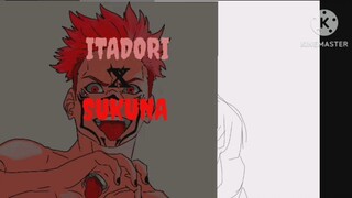 Speeddraw Itadori x Sukuna//Ibispaint