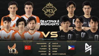 FANNY sa M3?! PHILIPPINES vs TURKEY | M3 Group Stage Day 1 | MLBB World Championship 2021 | MLBB