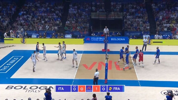 MEN'S VNL2022 SEMIFINALS ITALY VS FRANCE