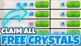 CLAIM ALL FREE CRYSTALS 💎