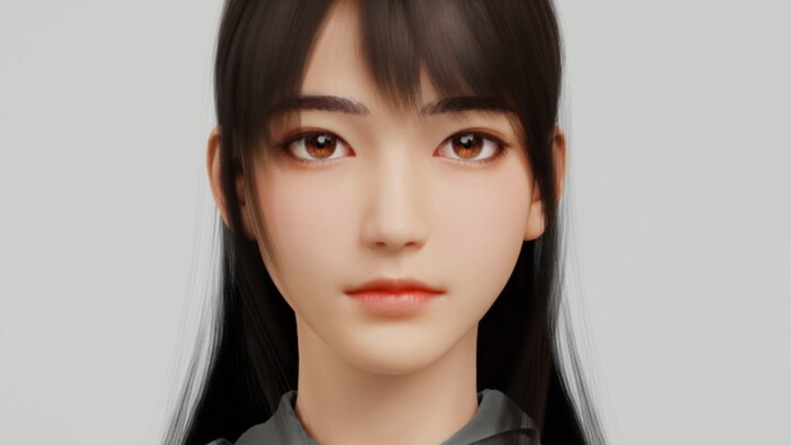 [Modeling] Programmers do art-the evolution of virtual girls