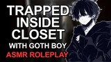 Trapped in Closet with Your Goth Crush (Seven Minutes in Heaven)「ASMR Roleplay/Male Audio」 Part 1