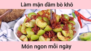 Mận dầm bò khô