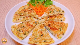 Omelette with Golden Needle Mushroom ไข่เจียวเห็ดเข็มทอง