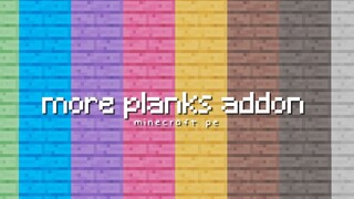 ☁️ More Planks Add-on | Best building mod | 115 planks