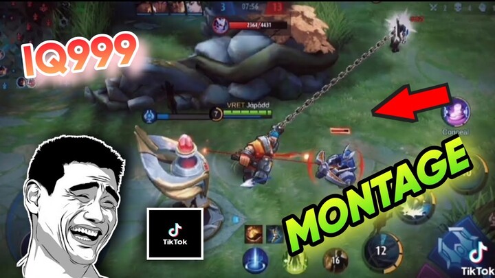 TIKTOK FREESTYLE MOBILE LEGEND HIGHLIGHST !! IQ999 MONTAGE MOMEN LUCU - Snow MLBB