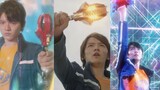 Comparison of the transformations of Ultraman Geed and Riku Asakura in different time periods, son o