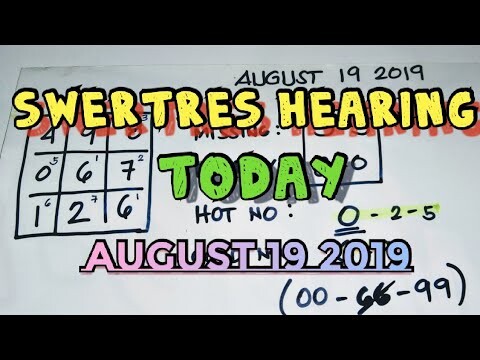 SWERTRES HEARING TODAY AUGUST 19 2019 | LEIDY KENT