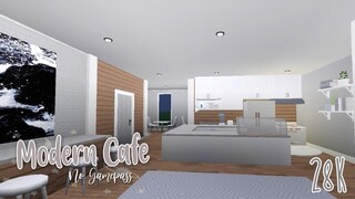 MODERN CAFE (No Gamepass) | Bloxburg Builds