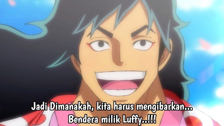 One Piece Episode 1084 Subtittle Indonesia - Sampai Jumpa Para Samurai Hebat Wano!! Luffy vs Kaido!!