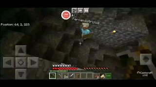 bermain minecraft bersama teman pura² di serang monster