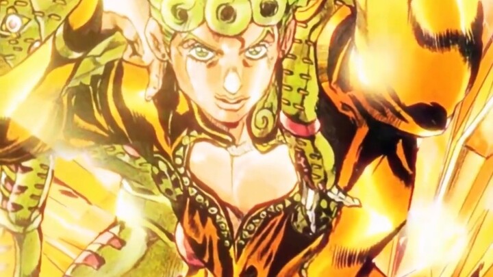 "Welcome the new godfather" and experience the power of the comic version of Giorno's "Golden Experi