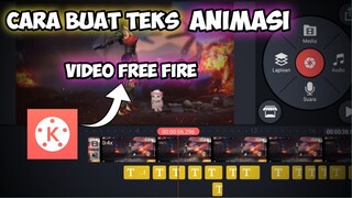 CARA MEMBUAT VIDEO TEKS ANIMASI -FREE FIRE  EDIT VIDEO