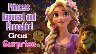 Rapunzel and Pinocchio - Circus Adventure 🎪 Best Bedtime Stories for Kids | Fairytale in English