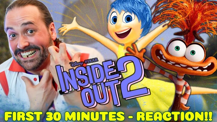 INSIDE OUT 2 FIRST 30 MINUTES REACTION + PIXAR Animation Studio Visit!!