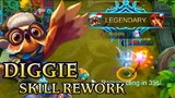 Diggie New Skill Gameplay - Mobile Legends Bang Bang