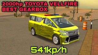 🚀2000hp & 3000torq toyota vellfire🔥best gearbox v4.8.5 👉 car parking multiplayer