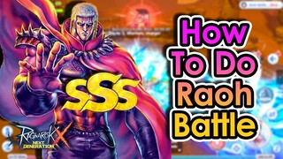 [ROX] How To Do Raoh Battle PERFECTLY! | King Spade