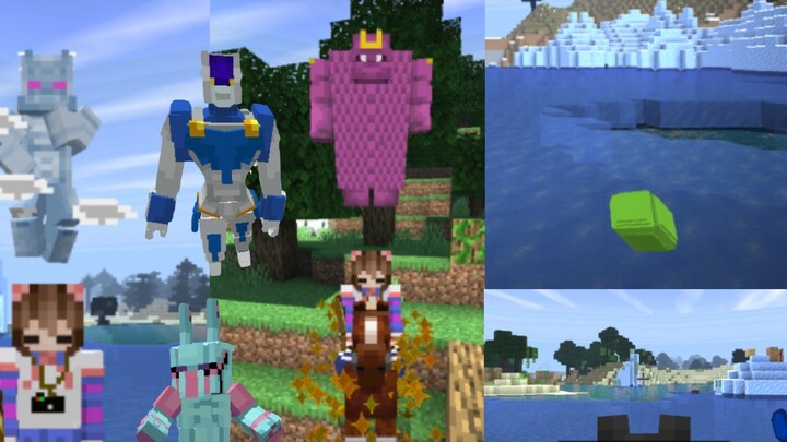 Avatar Craft Addon Perbarui Gigi 4 dan D4c dan Prakiraan Cuaca! Ayo menunggang kuda dan tembak peluru cakar dan bola besi! [Minecraft]