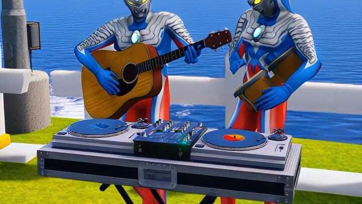 Nezha dan Ultraman bernyanyi dengan sangat indah