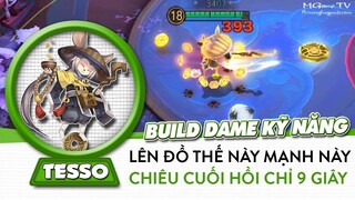 Onmyoji Arena | Cách lên đồ chuẩn dame kỹ năng chuột Tesso, cuối game vàng bay loạn xạ