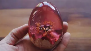 Make a dragon egg with resin