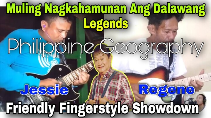 Philippine Geography - Yoyoy Villame , Friendly Fingerstyle Showdown | Jessie Ampo & Regene Nueva