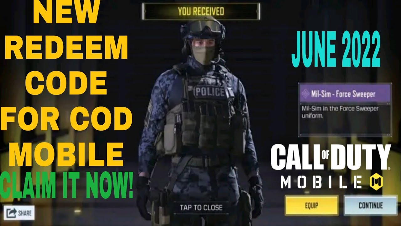 COD Mobile redeem codes (January 2022)