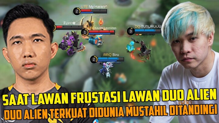 DUO ALIEN TERKUAT DIDUNIA MUSTAHIL DITANDINGI, SAAT LAWAN FRUSTASI LAWAN DUO ALIEN RRQ LEMON & DQ